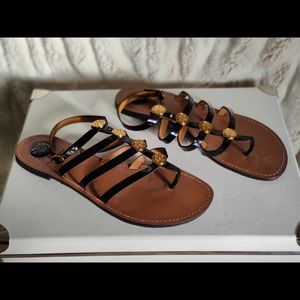 Tory Burch black sandals!